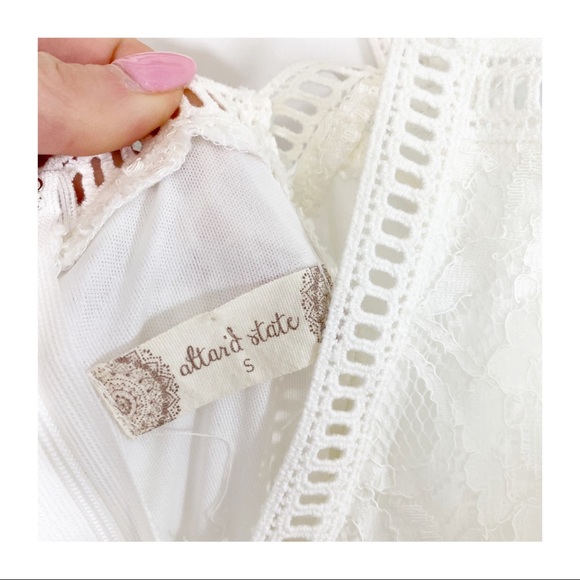 Altar’d State Edina Lace Crochet Tassel Maxi Boho Dress - Picture 11 of 13